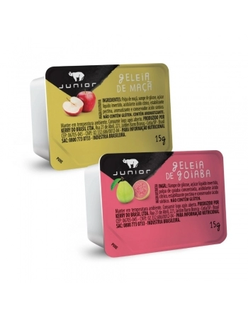 GELEIA MACA/GOIABA SACHET JUNIOR 144X15G