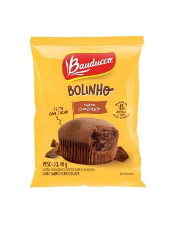 BOLINHO CHOC S/RECH BAUDUCCO 144X40G