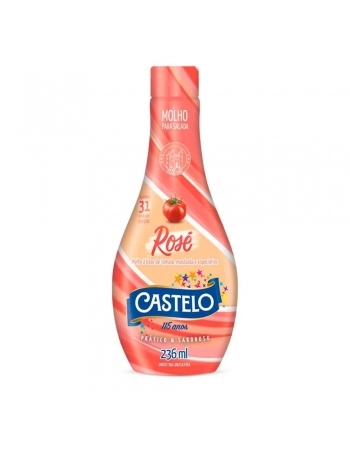 MOLHO SALADA ROSE CASTELO 236ML
