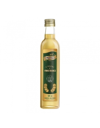 VINAGRE DE VINHO BRANCO CASTELO VD 500ML