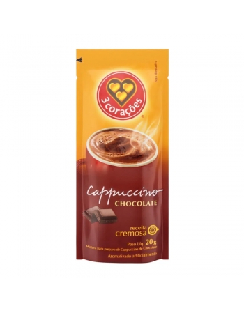 CAPPUCCINO CHOCOLATE 3CORACOES 50X20G