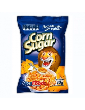 CEREAL CORN SUGAR SACHE ALCAFOODS 100X30G
