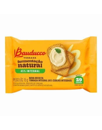 TORRADA INTEGRAL BAUDUCCO 2X2 126X15G