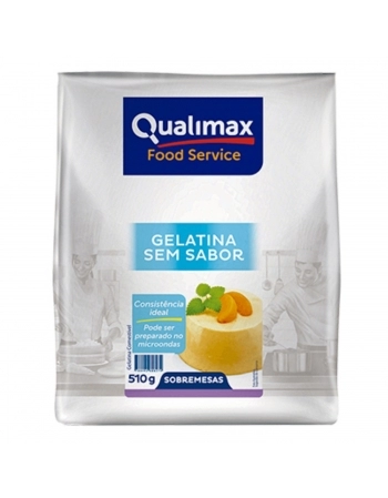 GELATINA SEM SABOR QUALIMAX 510G