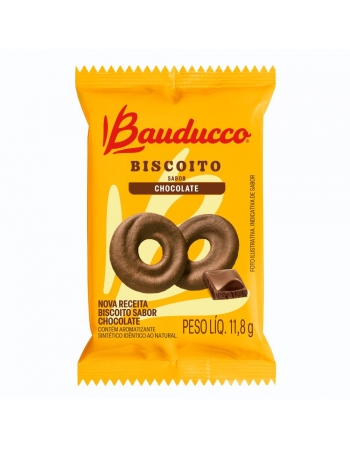 PB BISCOITO AMANTEIGADO CHOCOLATE BAUDUCCO 2X2 CX 200 X 11,5 GR