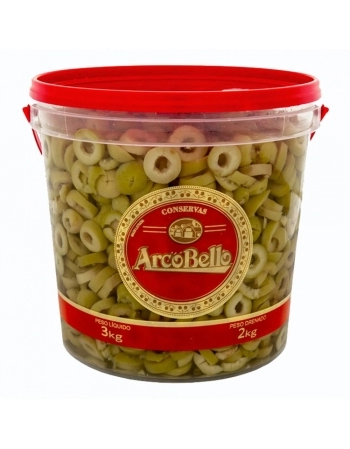 AZEITONA VERDE FATIADA ARCOBELLO 2KG
