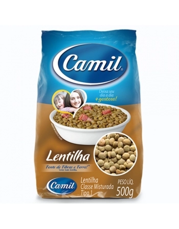LENTILHA CAMIL 500G