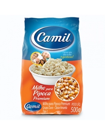 MILHO PIPOCA CAMIL 500G