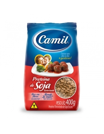 PROTEINA DE SOJA CARNE TEXTURIZADA CAMIL 400G