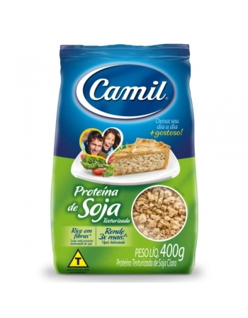 PROTEINA DE SOJA FRANGO TEXTURIZADA CAMIL 400G