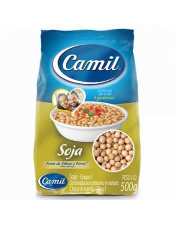 SOJA EM GRAOS CAMIL 500G