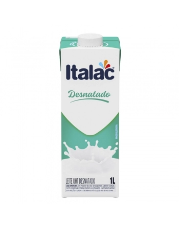 LEITE UHT DESNATADO ITALAC 12X1L