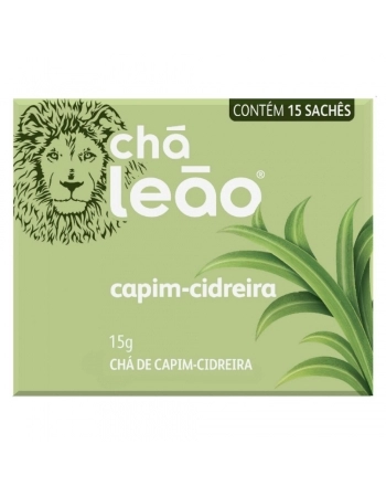 CHA CAPIM CIDREIRA ENVELOPADO LEAO 15UN