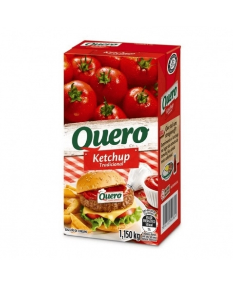 KETCHUP TRADICIONAL QUERO TP 1,150KG