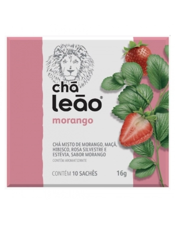 CHA MORANGO ENVELOPADO LEAO 10UN