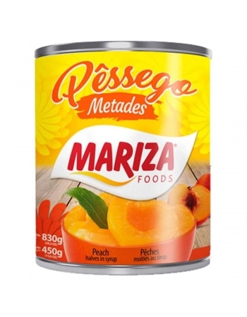PESSEGO CALDA METADES MARIZA 450G