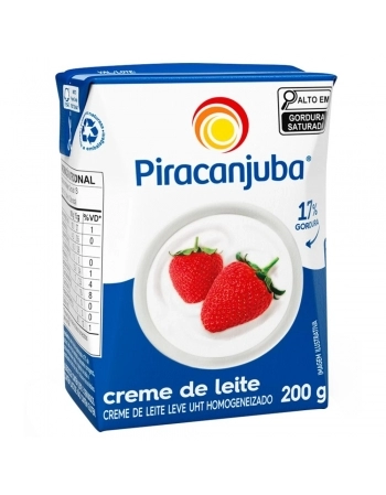 CREME DE LEITE PIRACANJUBA TP 200G