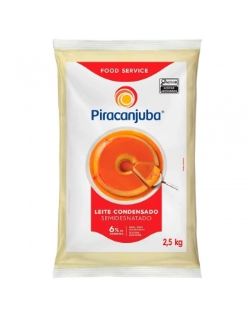 LEITE CONDENSADO PIRACANJUBA BAG 2,5KG