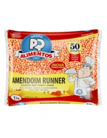AMENDOIM CRU RUNNER PQ 1KG