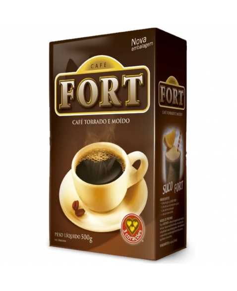 CAFE FORT VACUO 3CORACOES 500G