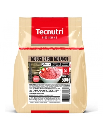MOUSSE MORANGO TECNUTRI 500G