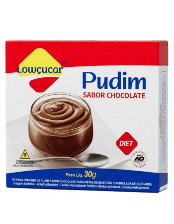 PUDIM DIET CHOCOLATE LOWCUCAR 30G