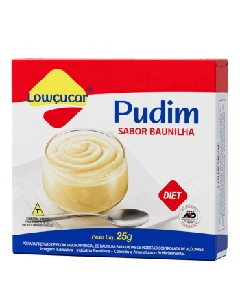 PUDIM DIET BAUNILHA LOWCUCAR 25G