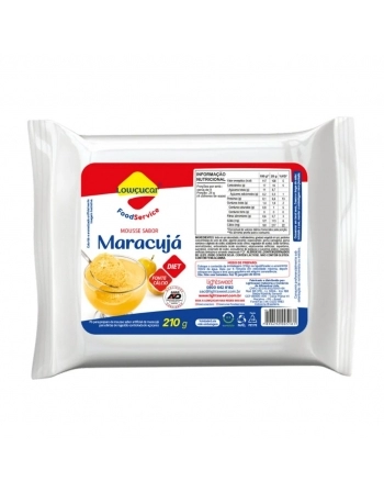 MOUSSE DIET MARACUJA LOWCUCAR 210G