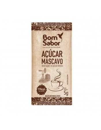 ACUCAR MASCAVO SACHET BOM SABOR 200UN