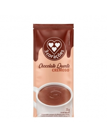CHOCOLATE QUENTE PO SACHE 3CORACOES 30X20G