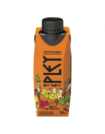 BEBIDA MACA/LARANJA/ACEROLA E AGUA DE COCO PLEY 12X250ML