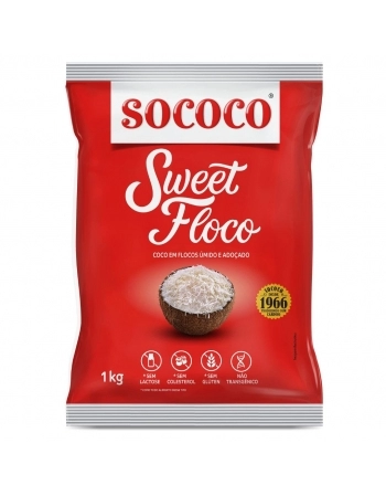 COCO RALADO SWEET FLOCO SOCOCO 1KG