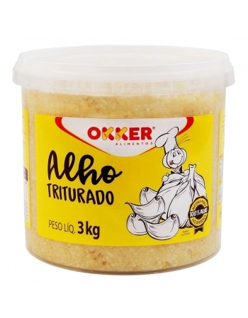 ALHO PICADO TEMPERITO 3KG