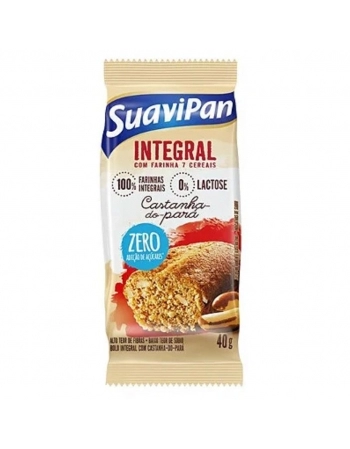 BOLINHO INTEGRAL CASTANHA DO PARA ZERO SUAVIPAN 12X40G