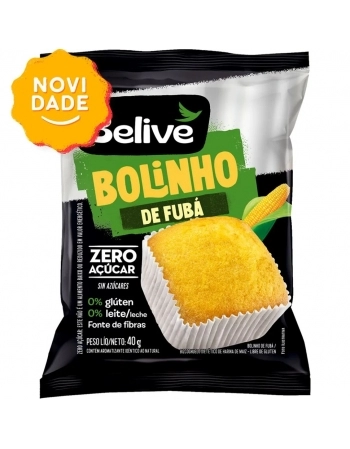BOLINHO DE FUBA ZERO BELIVE 10X40G