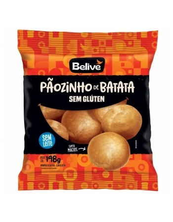 PAO DE BATATA SEM GLUTEN BELIVE 6X200G
