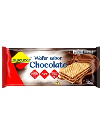WAFER CHOCOLATE ZERO LOWCUCAR 16X115G