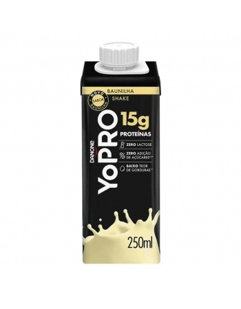 BEBIDA LACTEA YOPRO 15G BAUNILHA 12X250ML
