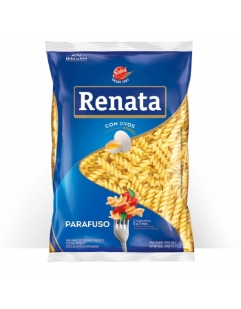 MACARRAO C/OVOS PARAFUSO2 RENATA 500G