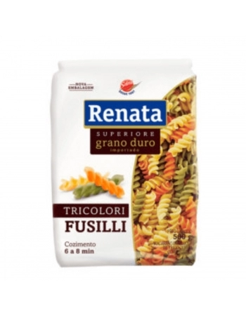 MACARRAO FUSILLI GD TRICOLORI RENATA 500G