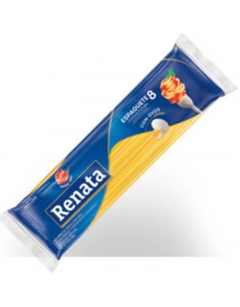 MACARRAO C/OVOS ESPAGUETE8 RENATA 500G