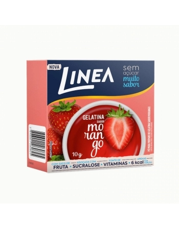 GELATINA DIET MORANGO LINEA 10G