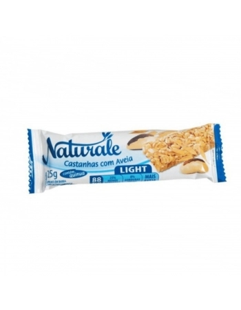 BARRA DE CEREAL CASTANHA COM AVEIA NATURALE DP 24X25G
