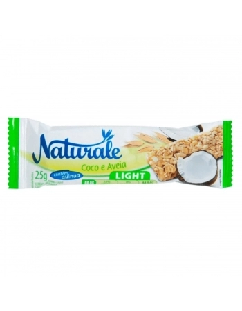 BARRA DE CEREAL COCO COM AVEIA NATURALE DP24X25G