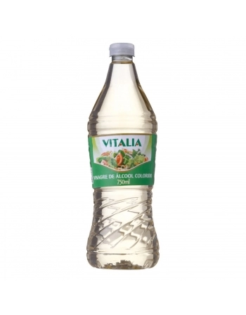 VINAGRE ALCOOL COLORIDO VITALIA 4% 750ML
