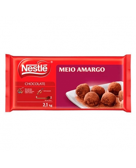 CHOCOLATE MEIO AMARGO NESTLE 2,1KG