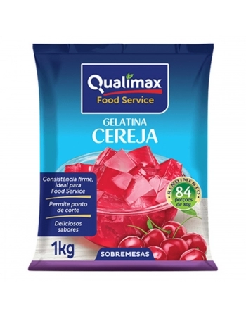 GELATINA CEREJA QUALIMAX 1KG