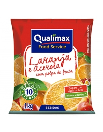 REFRESCO LARANJA/ACEROLA QUALIMAX 1KG